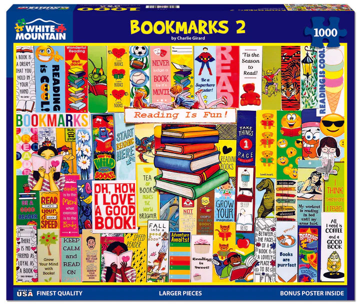 Bookmarks 2, Charlie Girard (1000pcs)
