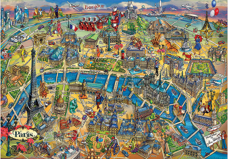 Paris Map (500 pcs)