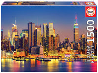 PFG Manhattan la nuit (1500pcs) (utilisation / utilisée - puzzles pour de bon)