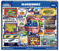 Blueberries, Lois B Sutton (1000pcs)