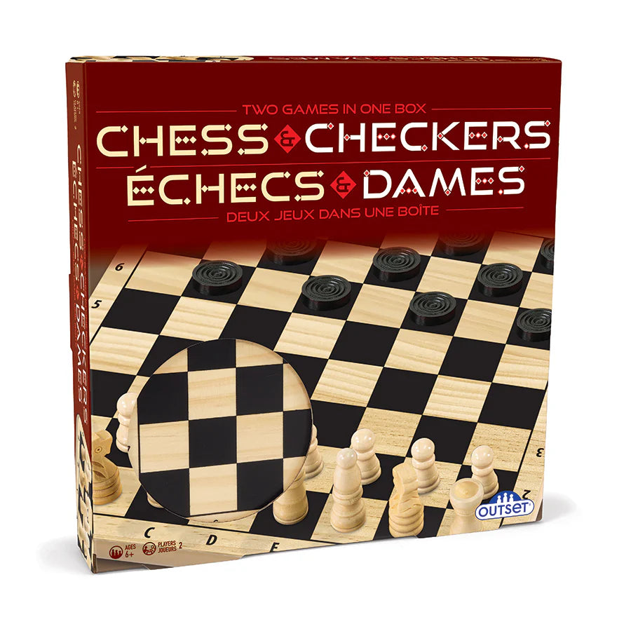 Chess & Checkers (Wood)