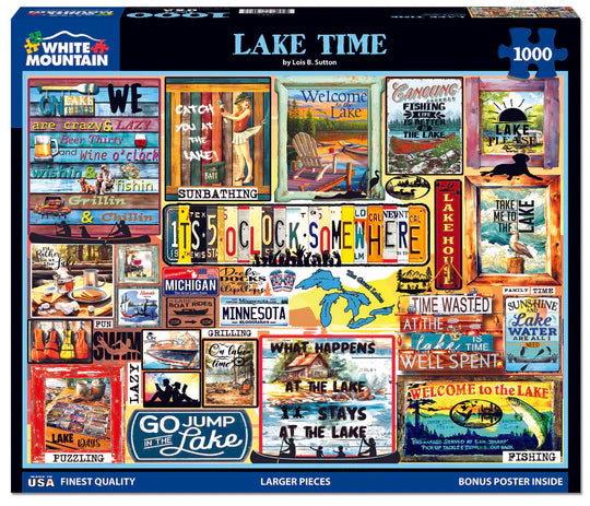 Lake Time, Lois B Sutton (1000pcs)