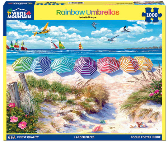 Parapluies arc-en-ciel, Joelle McIntyre (1000pcs)