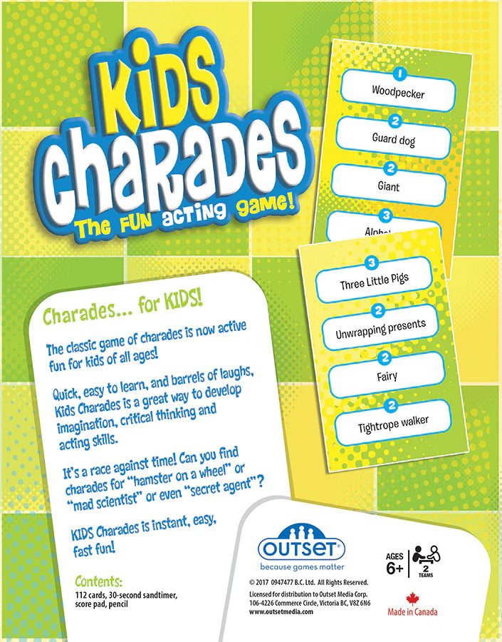 Charades pour enfants