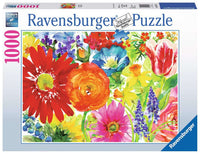 DMG Ravensburger Abondants fleurs, Gail Flores (1000pcs) (nouvelle taille de boîte) (boîte endommagée)
