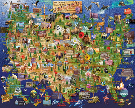 National Parks of America, Adrian Chesterman (1000pcs)