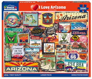 PFG I Love Arizona, Lois B Sutton (1000pcs) (Usage/Used - PUZZLES FOR GOOD)
