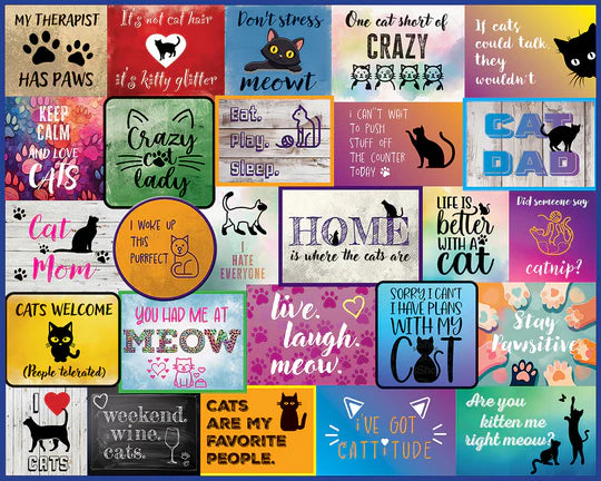 J'adore les chats, Doug Banks (1000pcs)