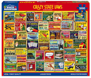 Lois folles de l'État, Steve Cameron (1000pcs)