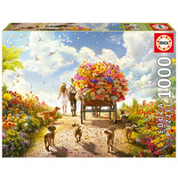 Transport des fleurs (1000 pc)