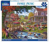Family Picnic, Steve Crisp (1000pcs)