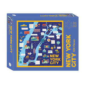 New York City Map (500pcs)