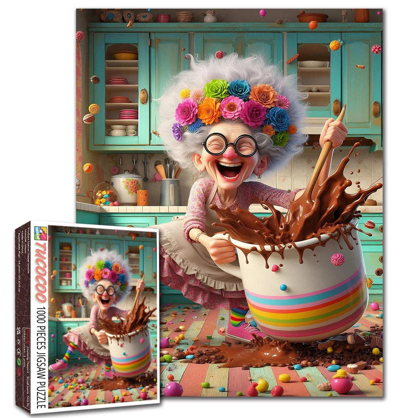 Playful Seniors - Joyful Chocolate Chaos (1000pcs)