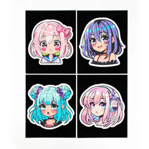 Dotzies Flock - Filles d'anime néon 