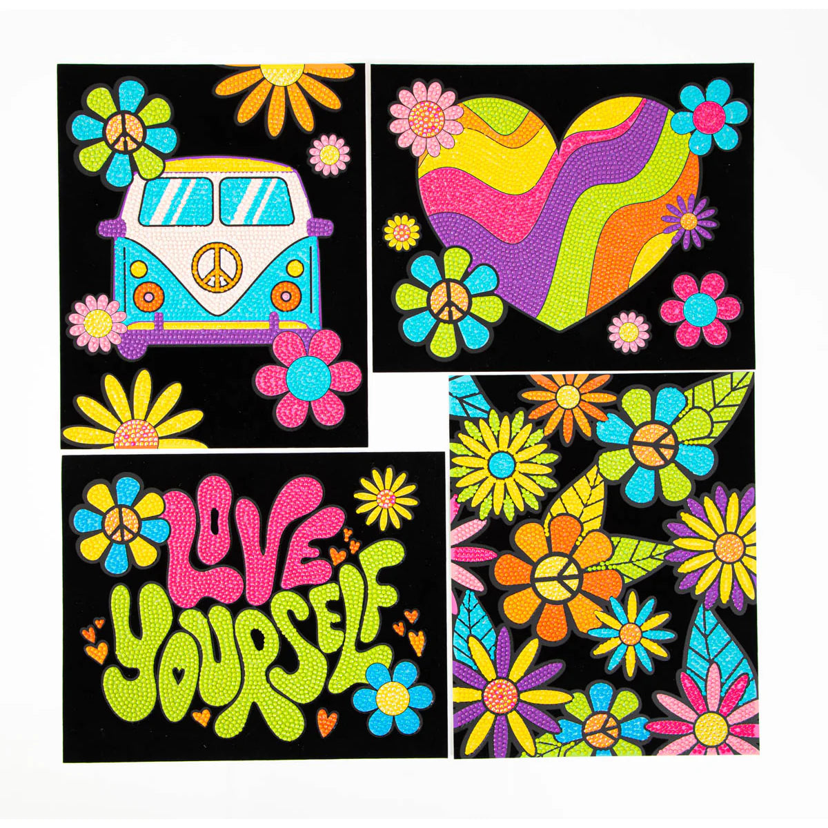 Dotzies Flock - Neon Peace &amp; Love 