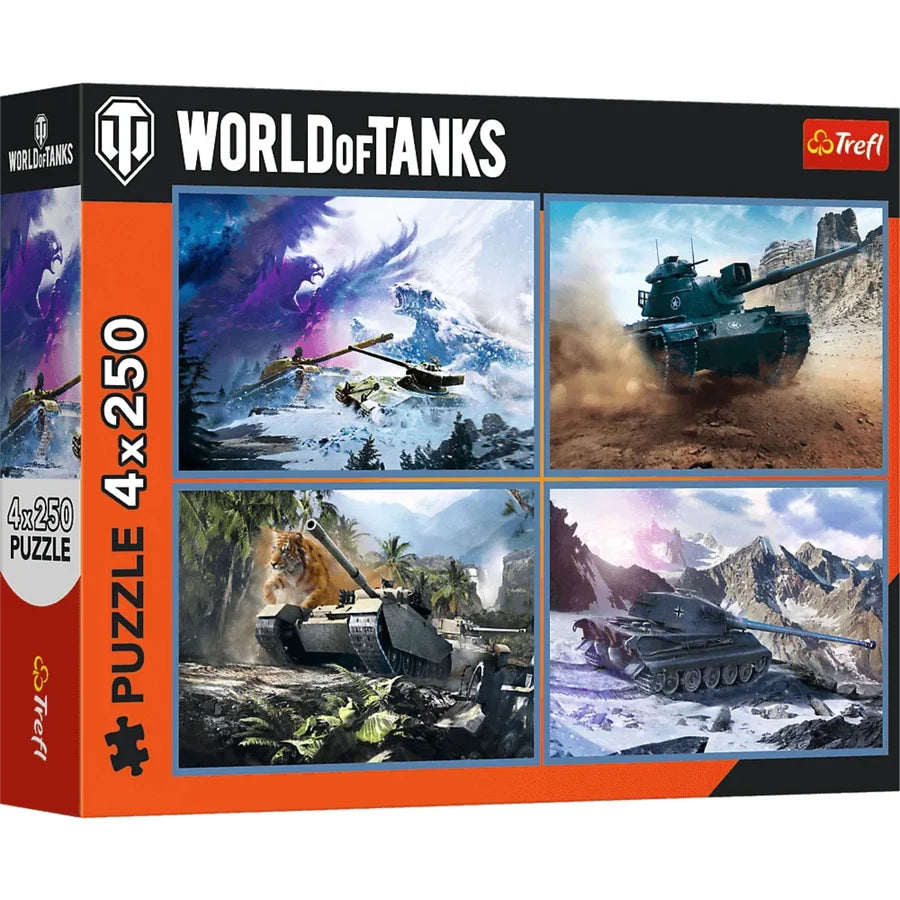World of Tanks - The Great Tank Battle (4 x 250pcs)