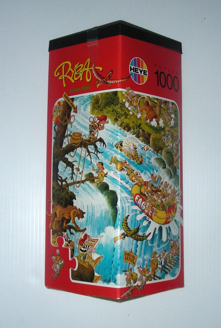 PFG RARE - Action Park - Vintage, 1994 (Boîte triangulaire) (1000 pièces) (Utilisé - PUZZLES FOR GOOD)