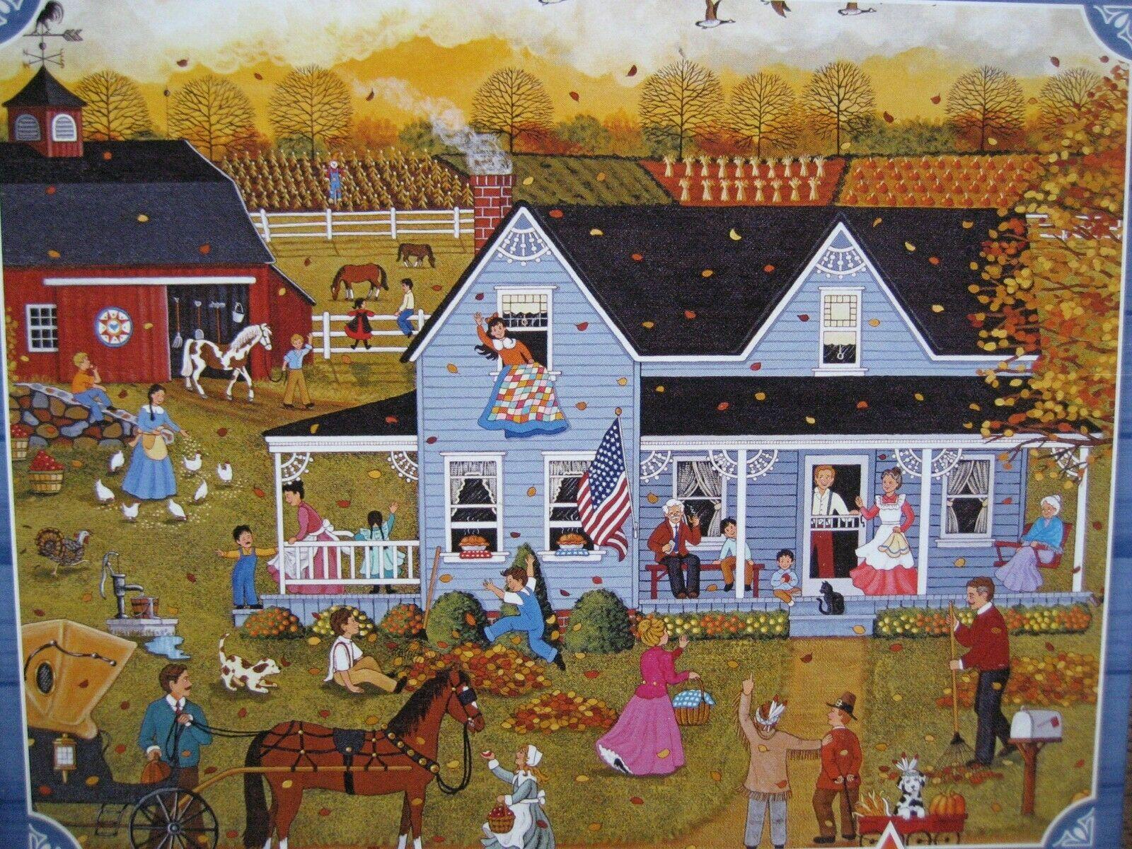 PFG Americana Collection - Thanksgiving Eve (500pcs) (Usage/Used - PUZZLES FOR GOOD)