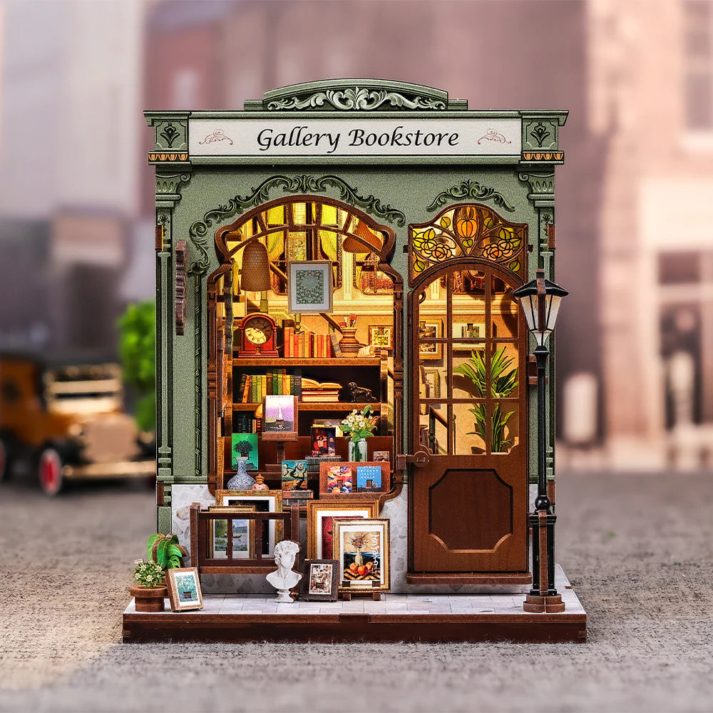 DIY Miniature House - Gallery Bookstore (Wood)