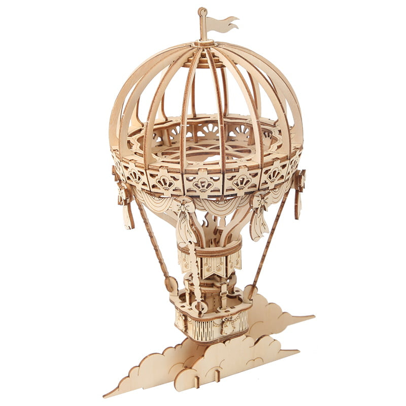 3D Hot Air Balloon (Wood)