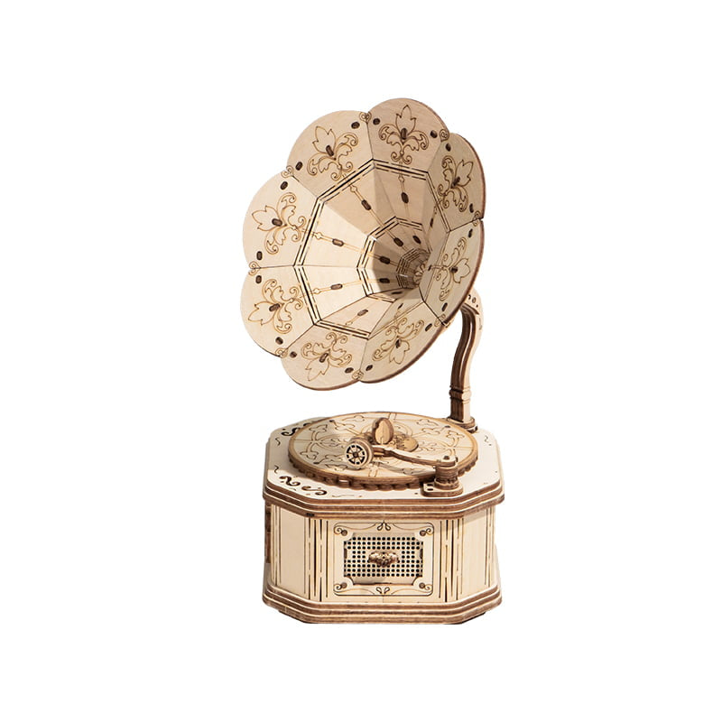 3D Gramophone (Wood)