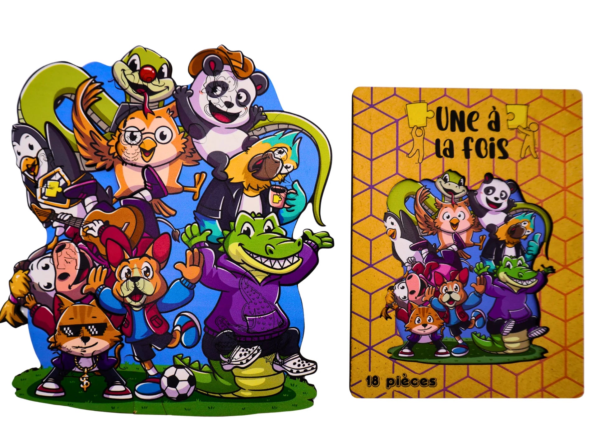 Les 11 Différences (Bois) (18 pièces) 