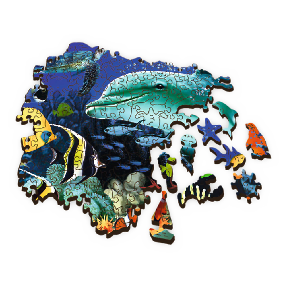 Trefl Wood Craft - Sea Life (501pcs) (Wooden Jigsaw Puzzle)