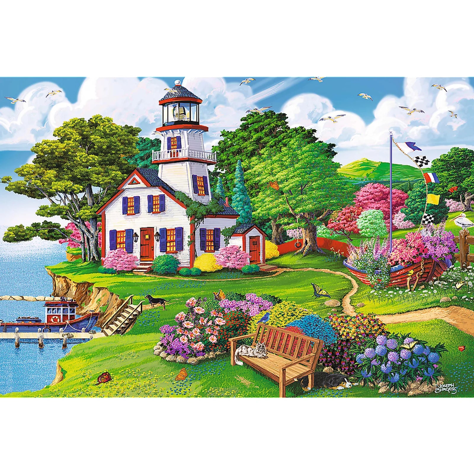 Trefl Wood Craft - Summer Haven (501pcs) (Wooden Jigsaw Puzzle)