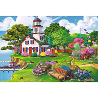 Trefl Wood Craft - Summer Haven (501pcs) (puzzle en bois en bois)