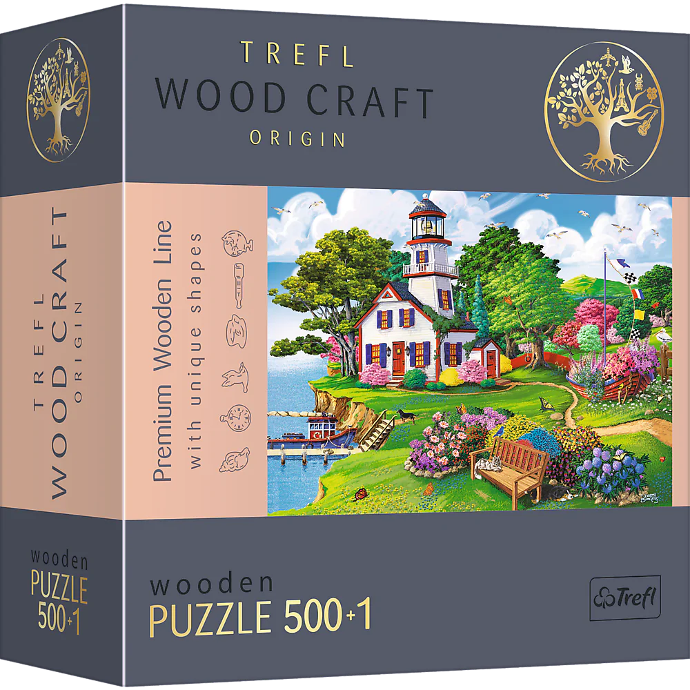 Trefl Wood Craft - Summer Haven (501pcs) (Wooden Jigsaw Puzzle)