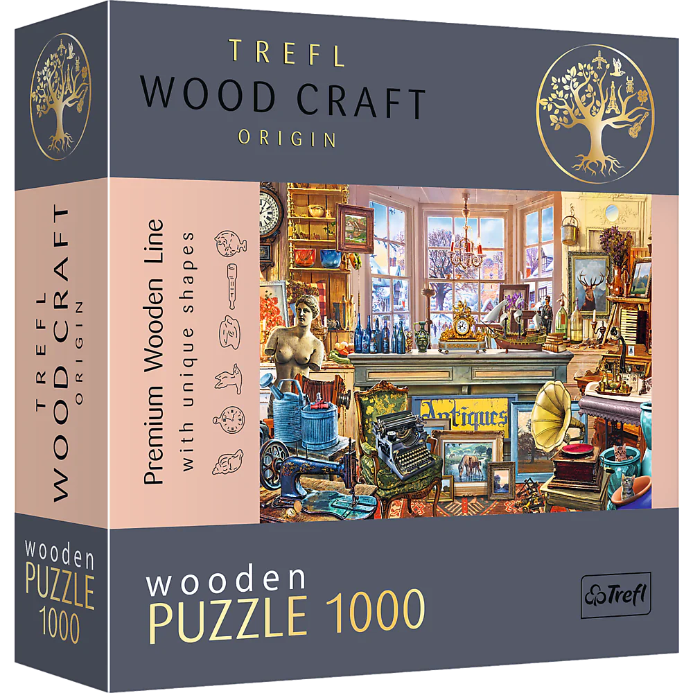 Trefl Wood Craft - Antique Shop (1000pcs) (Wooden Jigsaw Puzzle)