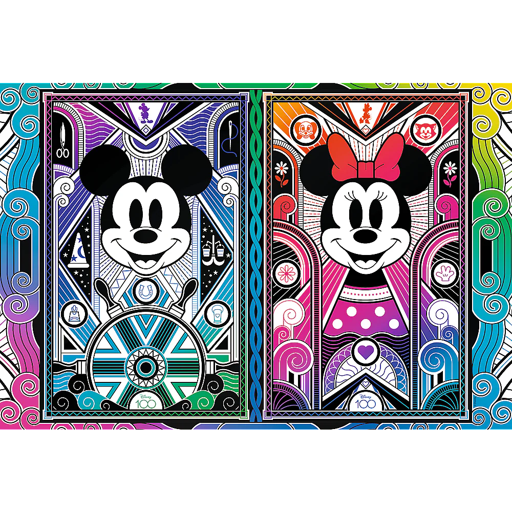 Trefl Wood Craft - Disney's Mickey & Minnie - Special Edition (501pcs) (Wooden Jigsaw Puzzle)