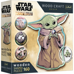 Trefl Wood Craft - Star Wars Grogu (160pcs) (puzzle en bois en bois)