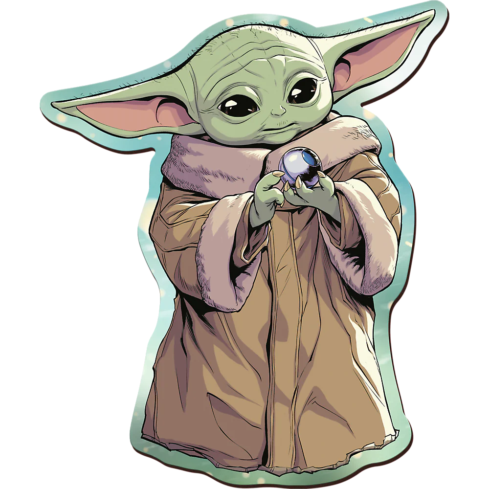 Trefl Wood Craft - Star Wars Grogu (160pcs) (Wooden Jigsaw Puzzle)