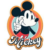 Artisanat en bois - Disney Mickey Mouse (160pcs) (en forme de bois)
