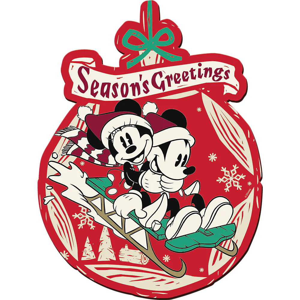 Wood Craft - Disney's Christmas Mickey Mouse (160pcs) (Wooden Shaped)