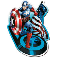 Trefl Wood Craft - Marvel - Fearless Captain America (160pcs) (puzzle en bois en bois)