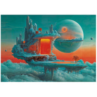 Planète du feu et de la glace (1000 pc)