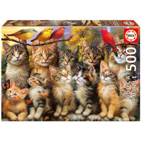 Chatons et oiseaux (500pcs)