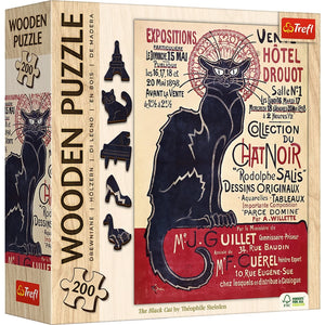 Trefl Wood Craft - The Black Cat (200pcs) (puzzle en bois en bois)