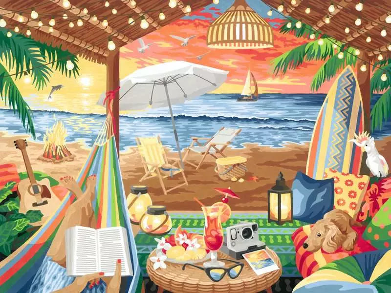 Ravensburger CreArt - Cozy Cabana (Paint-by-number)