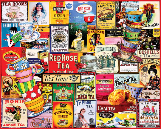 PFG Teatime, Audrey Girard (1000pcs) (Usage/Used - PUZZLES FOR GOOD)