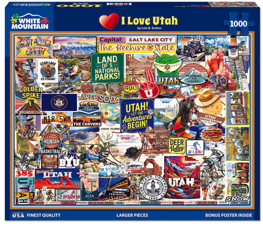 I Love Utah, Louis B Sutton (1000pcs)
