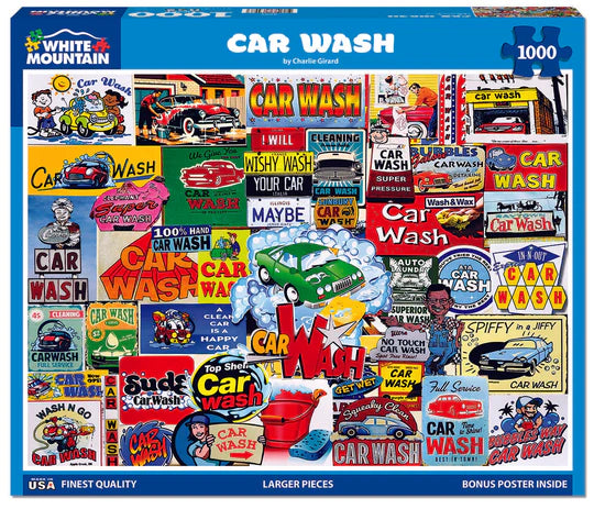 Lavage auto, Charlie Girard (1000 pièces)
