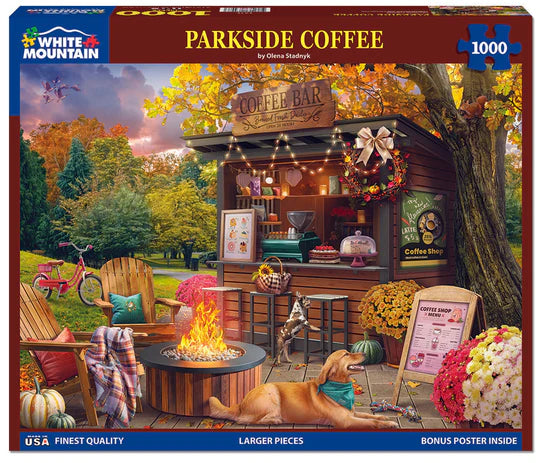 Retraite de café Parkside, Olena Stadnyk (1000pcs)