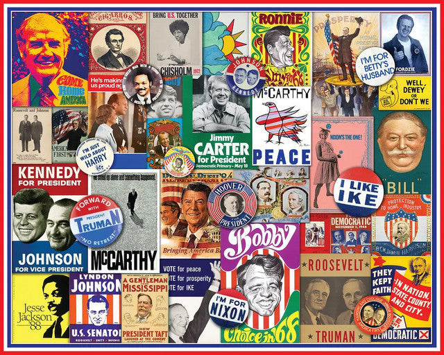 PFG Poster Politics (1000pcs) (Usage/Used - PUZZLES FOR GOOD)