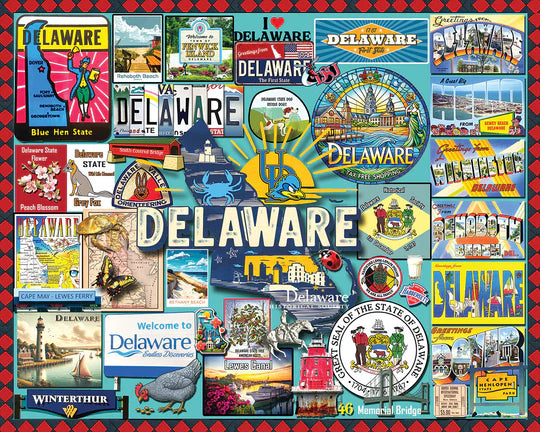 DMG I Love Delaware, Lois B Sutton (1000 pièces) (BOÎTE ENDOMMAGÉE)