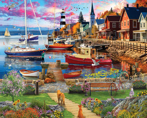 Port de plaisance, David Maclean (1000 pièces)