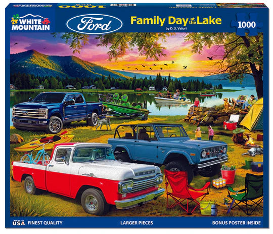 Journée en famille au lac, DS Valori (1000 pièces)