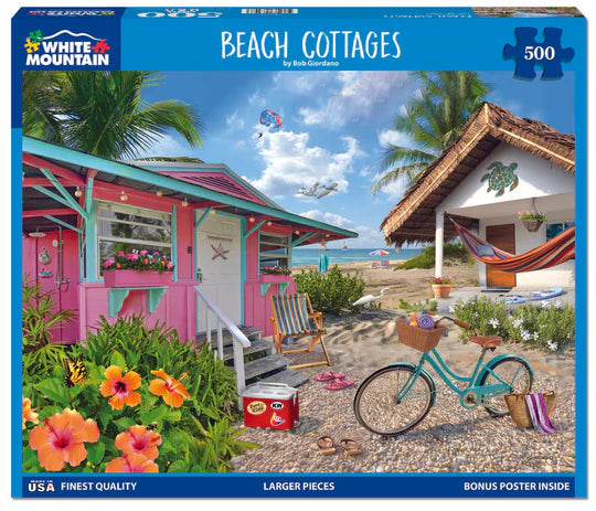 Cabanes de plage, Bob Giordano (500 pièces)
